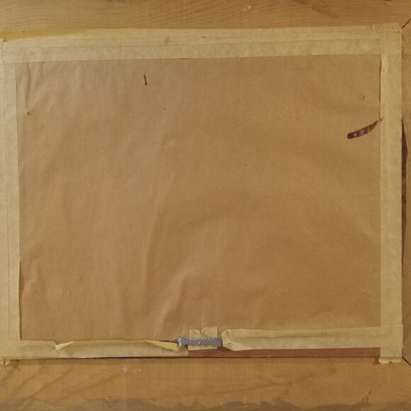 VTG Wood Framed Print Les Modes Parisiennes Peterson's Magazine - Picture 2 of 10